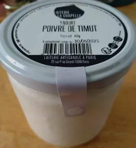 Yaourt poivre de timut