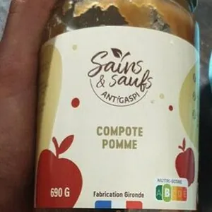 Compote pommes