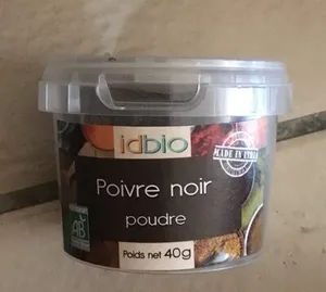 Poivre noir poudre
