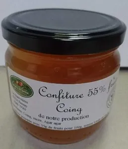 Confiture 55% fruits Coings