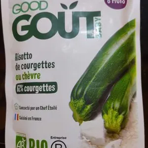 Risotto de courgettes au chèvre