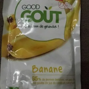 Gourde bébé - 4 mois - Banane