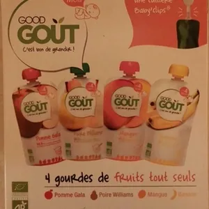 Gourdes de Fruits - Pomme Gala - Poire Williams - Mangue - Banane