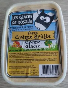 Glace crème brûlée