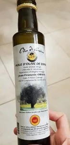 Huile d'olive de Corse AOP
