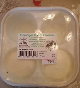 Fromages blancs fermiers