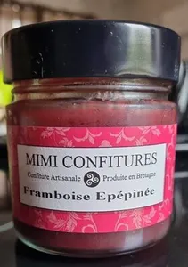 Confiture framboise épépinée