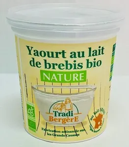 Yaourt au lait de brebis bio nature