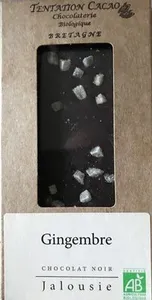 Chocolat noir jalousie gingembre