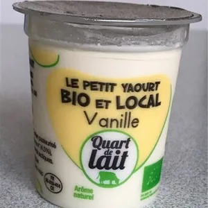 Le Petit Yaourt Bio Et Local Vanille