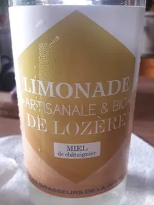 Limonade artisanale et bio de Lozere Miel de châtaignier