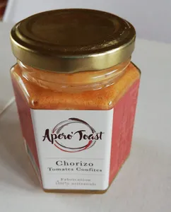 apero toast chorizo tomates confites