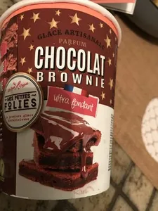 glace artisanale parfum Chocolat Brownie