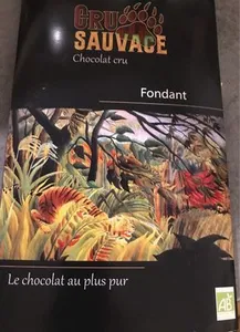 Chocolat cru Fondant