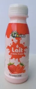 Lumière boisson fraise & lait