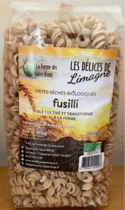 Pâtes sèches biologiques