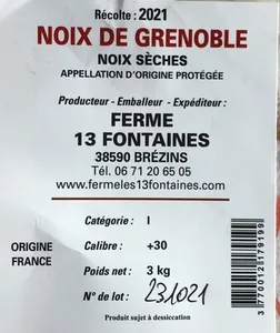 NOIX DE GRENOBLE