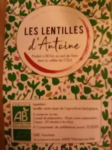 Lentilles d'Antoine