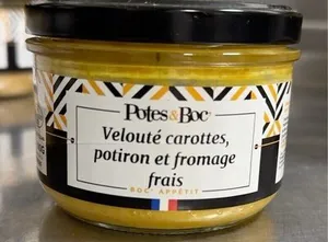 Velouté carottes, potiron & fromage frais