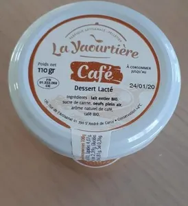 Dessert lacté Café