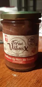 Confiture de noix de savoie,chocolat