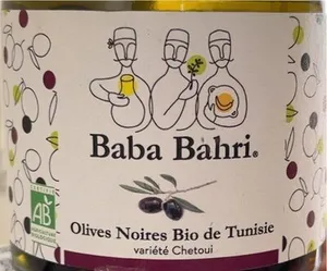 Olives noires bio tunisie