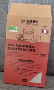 Les biscuits apéritifs BIO