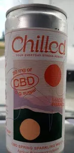 Chilled CBD Sparkling water