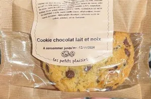 Cookie chocolat noix