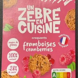 Croquants Framboises Cranberries