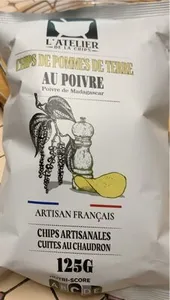 Chips de pommes de terre au poivre