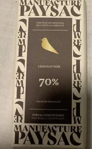 Chocolat noir 70%