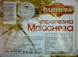 Майонеза трапезна