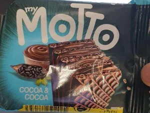 MyMotto Crispy Wafer: Cocoa & Cocoa