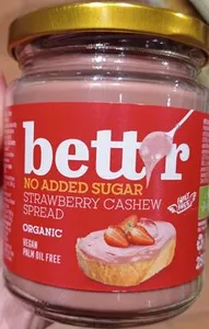 Strawberry cashew spread