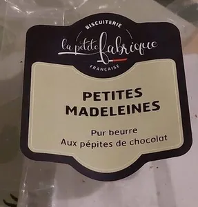 Petites madeleines aux pépites de chocolat