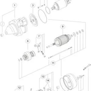 Startmotor MAHLE MS 107