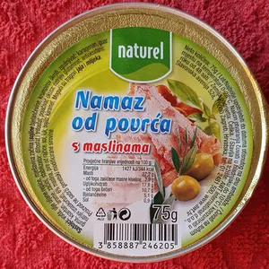 Namaz od povrća s maslinama