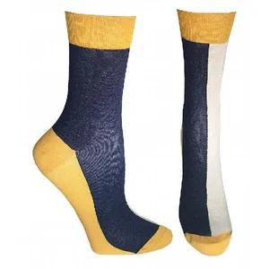 Korta Stödstrumpor Senapsgul