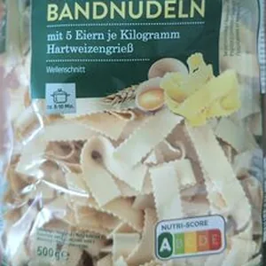Gewalzte Bandnudeln