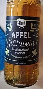 ALDI Heil Apfel Glühwein Weihnachtlich Gewürzt 750ml 1.99 1l 2.65€