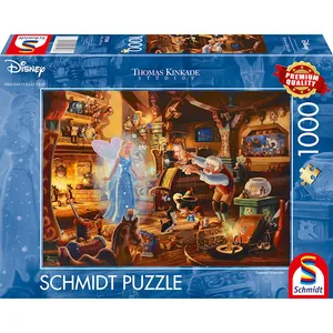 Pussel Disney Geppettos Pinocchio 1000 bitar, Schmidt
