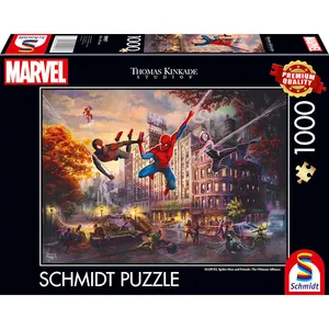 Marvel Spiderman Pussel 1000 bitar Schmidt