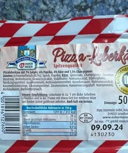 Pizza-Leberkäs‘