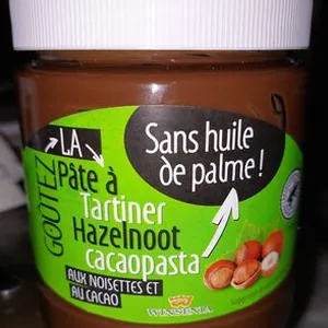 Pâte à tartiner aux noisettes et au cacao