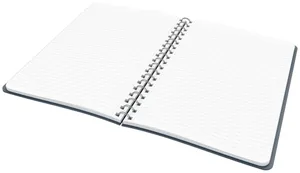 Leitz - Cosy Notebook Spiral Ridge Large Grey - Ruled
