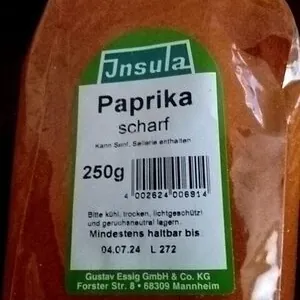 Paprika scharf