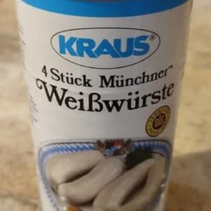 4 Stück Münchner Weißwürste