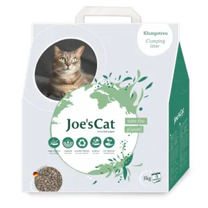 Joe's Cat klumpande kattsand tillverkad av återvunnet papper - 8 liter (3 kg)