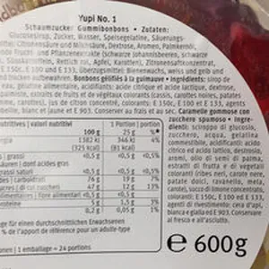 Bonbons gélifiés la guimauve